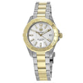 Shop Authentic Tag Heuer Aquaracer Mother of Pearl Dial Two Tone Steel Strap Watch for Women - WBD1320.BB0320 - Luxxuri