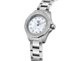 Shop Authentic Tag Heuer Aquaracer Professional 200 Quartz Diamond Mother of Pearl Dial Silver Steel Strap Watch for Women - WBP1417.BA0622 - Luxxuri