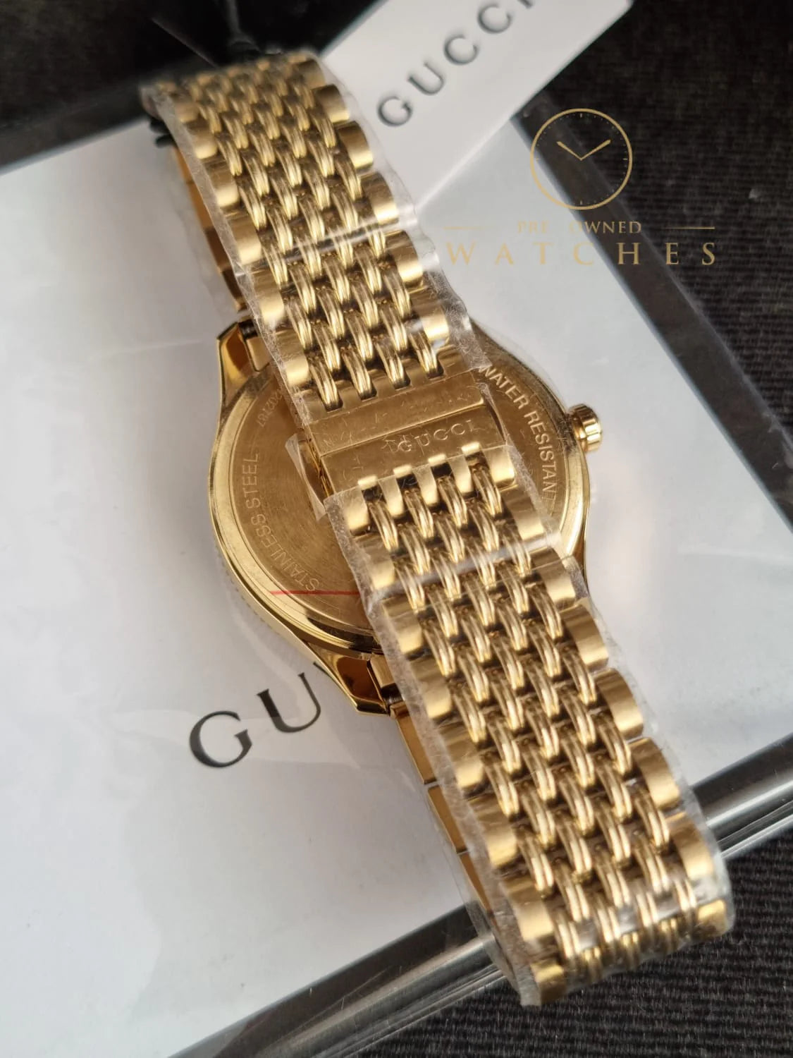 Shop Authentic Gucci G Timeless Quartz Silver Dial Gold Steel Strap Watch For Women - YA1264155 - Luxxuri