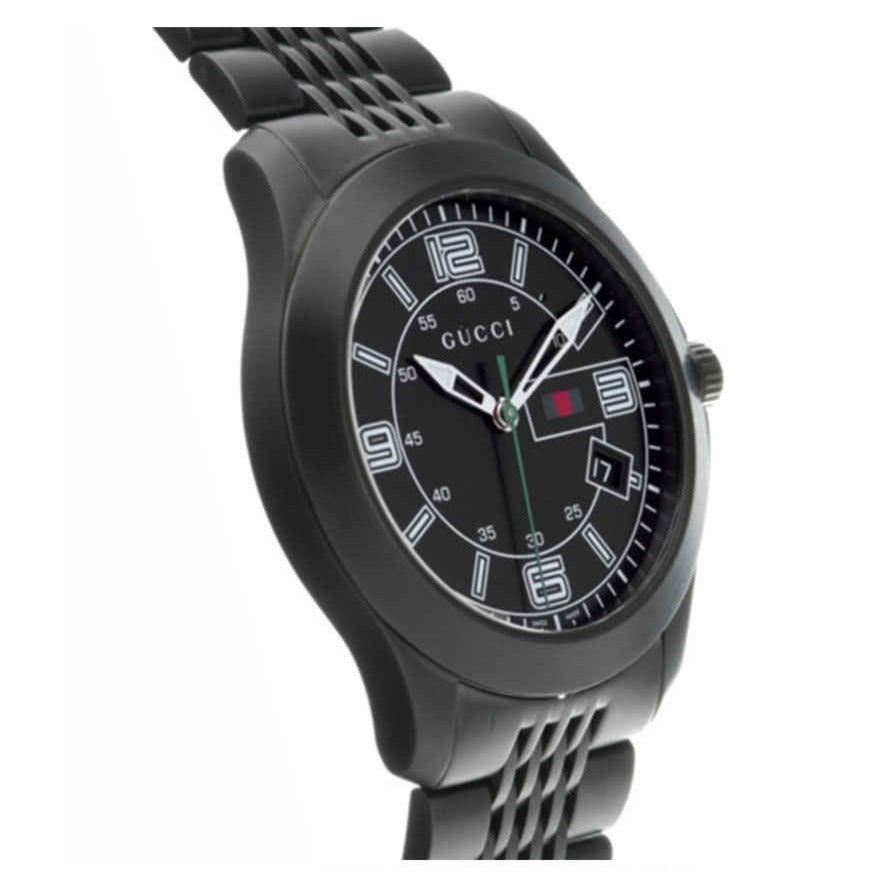 Shop Authentic Gucci G Timeless Black Dial Black Steel Strap Watch For Men - YA126202 - Luxxuri