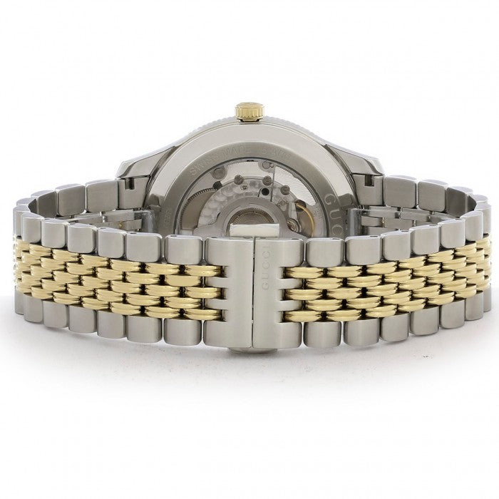 Shop Authentic Gucci G Timeless Automatic White Dial Two Tone Steel Strap Watch for Men - YA126356 - Luxxuri