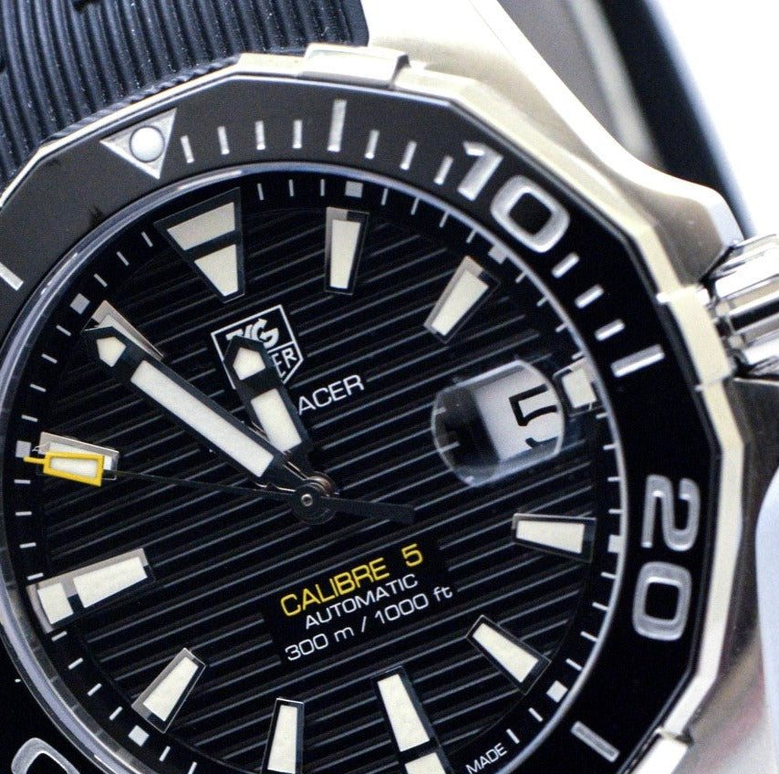 Tag Heuer Aquaracer Black Dial Watch for Men - WAY211A.FT6151