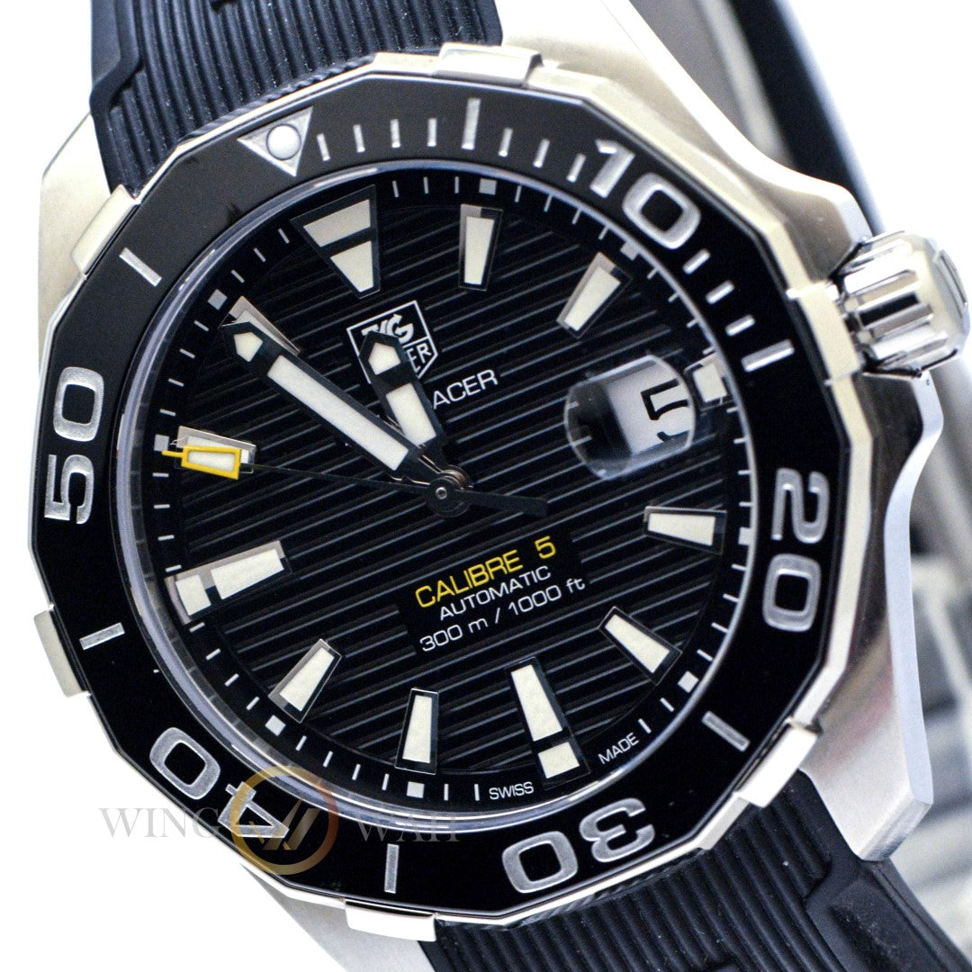 Tag Heuer Aquaracer Black Dial Watch for Men - WAY211A.FT6151