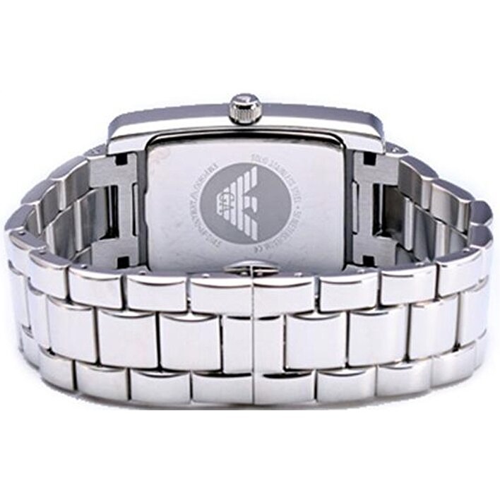 Shop Authentic Emporio Armani Classic White Dial Silver Steel Strap Watch For Men - AR0145 - Luxxuri