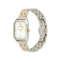 Shop Authentic Emporio Armani Gianni T Bar Mother of Pearl Dial Two Tone Steel Strap Watch For Women - AR11146 - Luxxuri