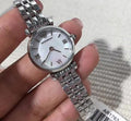 Shop Authentic Emporio Armani Gianni White Dial Silver Steel Strap Watch For Women - AR1763 - Luxxuri