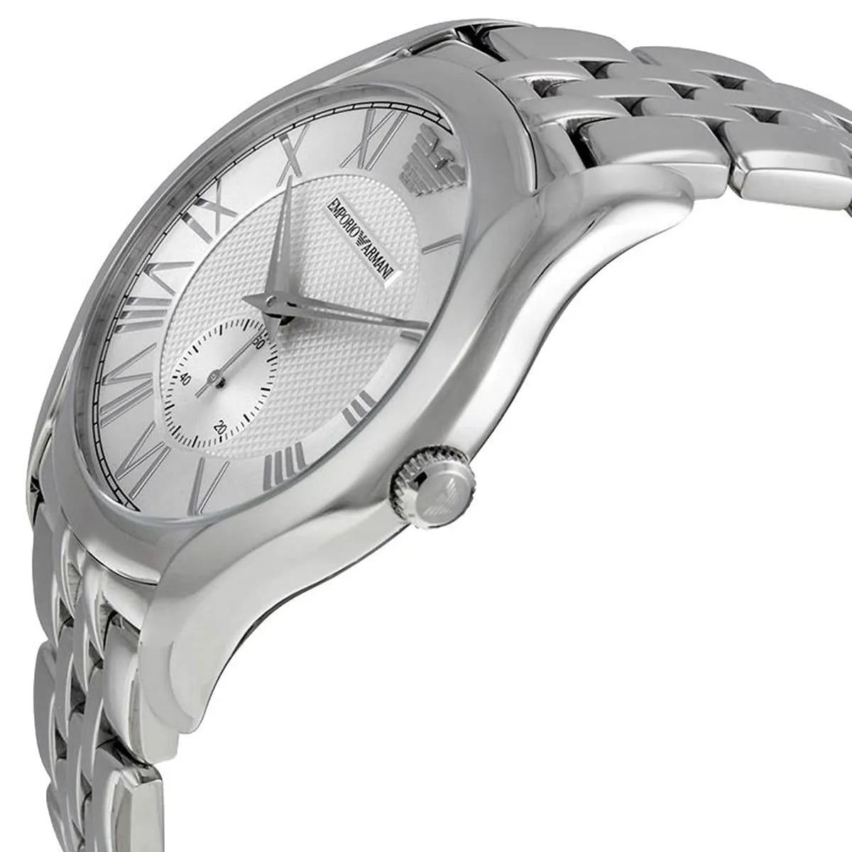 Shop Authentic Emporio Armani Classic Quartz Silver Dial Silver Steel Strap Watch For Men - AR1788 - Luxxuri