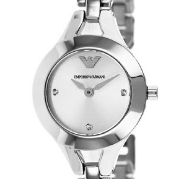 Shop Authentic Emporio Armani Quartz Silver Dial Silver Steel Strap Watch For Women - AR7361 - Luxxuri
