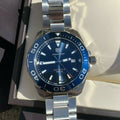 Shop Authentic Tag Heuer Aquaracer Blue Dial Silver Steel Strap Watch for Men - WAY101C.BA0746 - Luxxuri