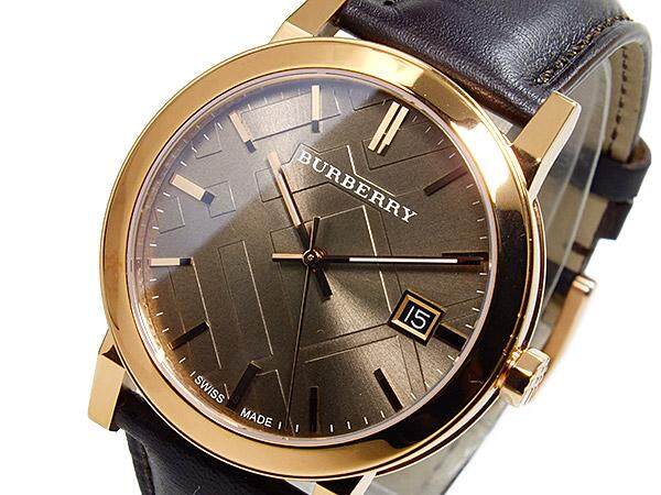 Shop Authentic Burberry The City Brown Dial Brown Leather Strap Watch for Men - BU9013 - Luxxuri