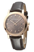 Shop Authentic Burberry The City Brown Dial Brown Leather Strap Watch for Men - BU9013 - Luxxuri