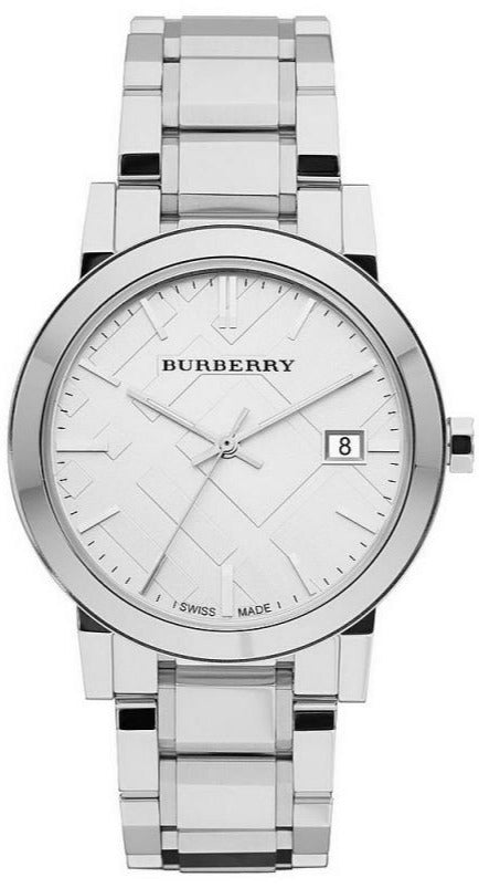 Shop Authentic Burberry The City Silver Dial Silver Steel Strap Watch for Women - BU9000 - Luxxuri