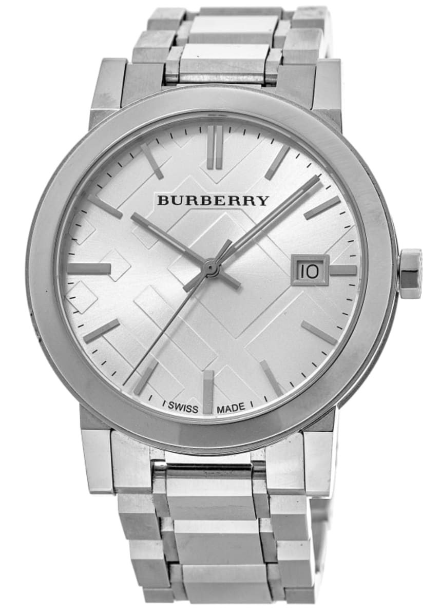 Shop Authentic Burberry The City Silver Dial Silver Steel Strap Watch for Women - BU9000 - Luxxuri