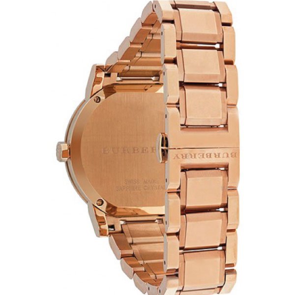 Shop Authentic Burberry The City White Dial Rose Gold Steel Strap Watch for Women - BU9004 - Luxxuri