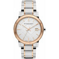 Shop Authentic Burberry The City White Dial Two Tone Steel Strap Watch for Women - BU9006 - Luxxuri