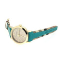 Shop Authentic Burberry The City Gold Dial Blue Leather Strap Watch for Women - BU9018 - Luxxuri