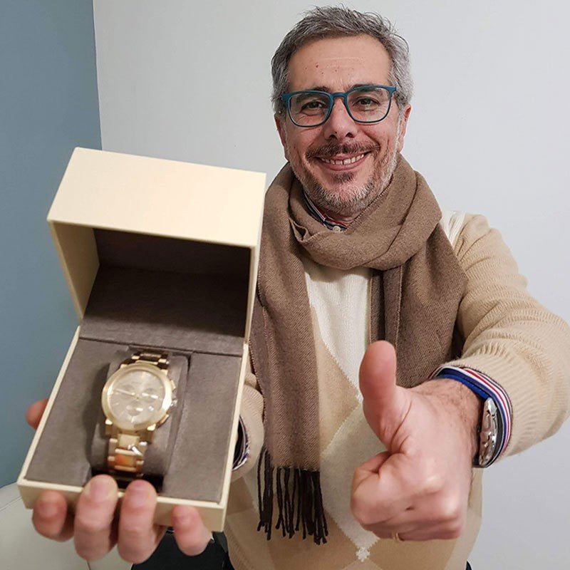 Shop Authentic Burberry The City Gold Dial Gold Steel Strap Watch for Women - BU9753 - Luxxuri