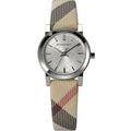 Shop Authentic Burberry The City Nova Silver Dial Brown Leather Strap Watch for Women - BU9212 - Luxxuri