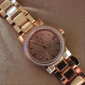 Shop Authentic Burberry The City Diamonds Rose Dial Rose Gold Steel Strap Watch for Women - BU9225 - Luxxuri