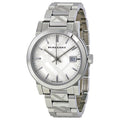 Shop Authentic Burberry The City Silver Dial Silver Steel Strap Watch for Women - BU9233 - Luxxuri