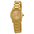 Shop Authentic Burberry The City Gold Dial Gold Steel Strap Watch for Women - BU9227 - Luxxuri