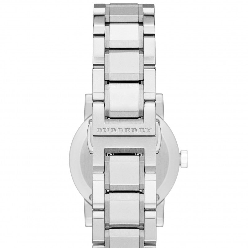Shop Authentic Burberry The City Silver Dial Silver Steel Strap Watch for Women - BU9213 - Luxxuri