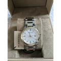 Shop Authentic Burberry The City Silver Dial Two Tone Steel Strap Watch for Women - BU9217 - Luxxuri