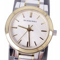 Shop Authentic Burberry The City Silver Dial Two Tone Steel Strap Watch for Women - BU9217 - Luxxuri