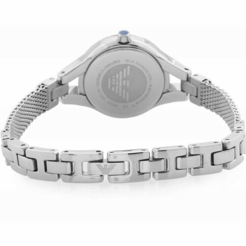Shop Authentic Emporio Armani Quartz Silver Dial Silver Steel Strap Watch For Women - AR7361 - Luxxuri