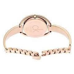 Shop Authentic Calvin Klein Impetuos Silver Dial Rose Gold Steel Strap Watch for Women - K4F2N616 - Luxxuri