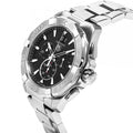 Shop Authentic Tag Heuer Aquaracer Chronograph Black Dial Silver Steel Strap Watch for Men - CAY1110.BA0927 - Luxxuri