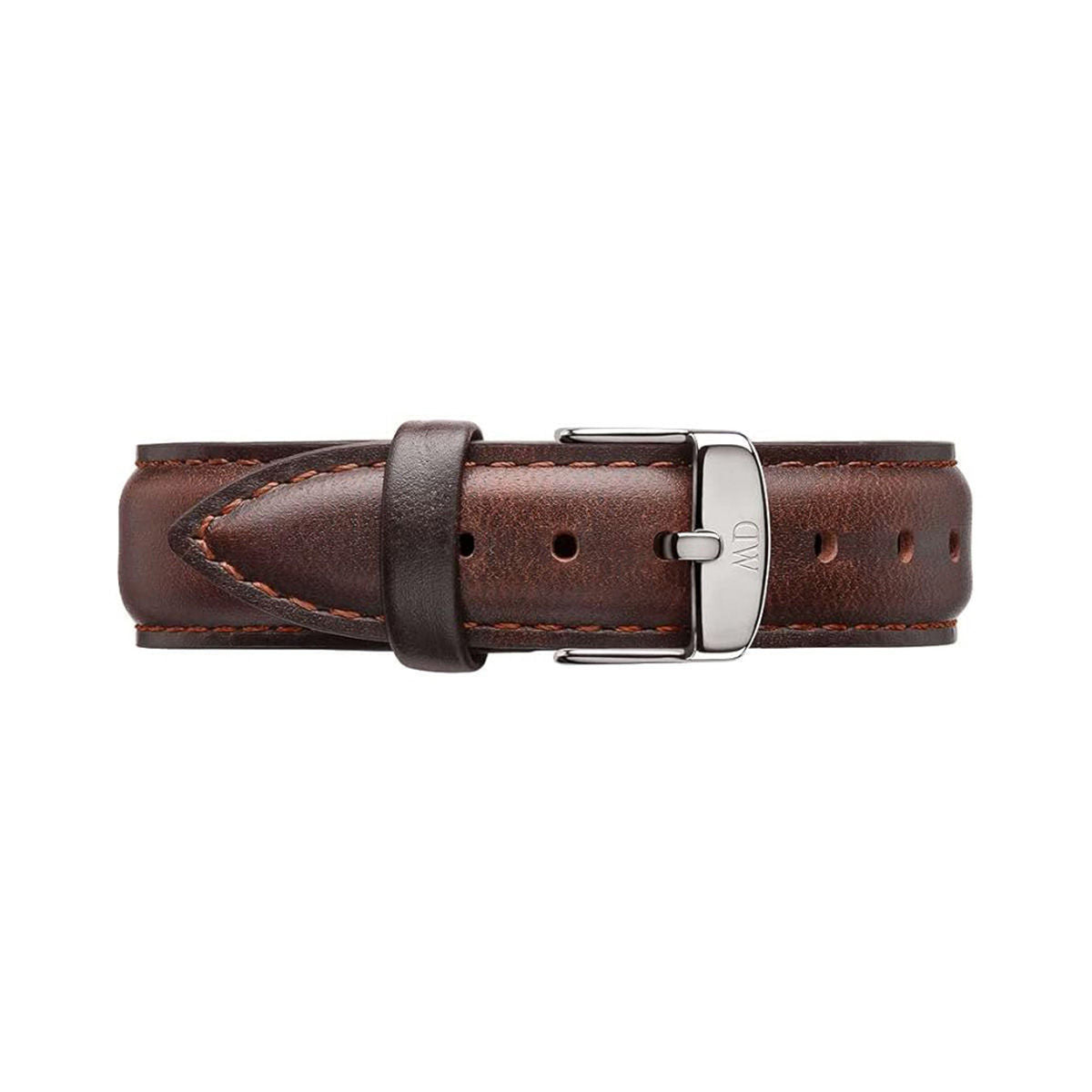 Shop Authentic Daniel Wellington Dapper Bristol White Dial Brown Leather Strap Watch For Women - DW00100098 - Luxxuri