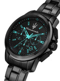 Shop Authentic Maserati Aqua Edition Quartz Precision Chronograph Black Dial Watch For Men - R8873644003 - Luxxuri