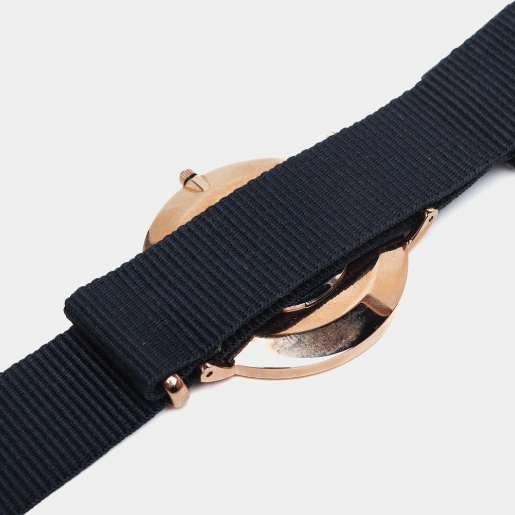 Shop Authentic Daniel Wellington Classic Bayswater Black Dial Black NATO Strap Watch For Men - DW00100277 - Luxxuri