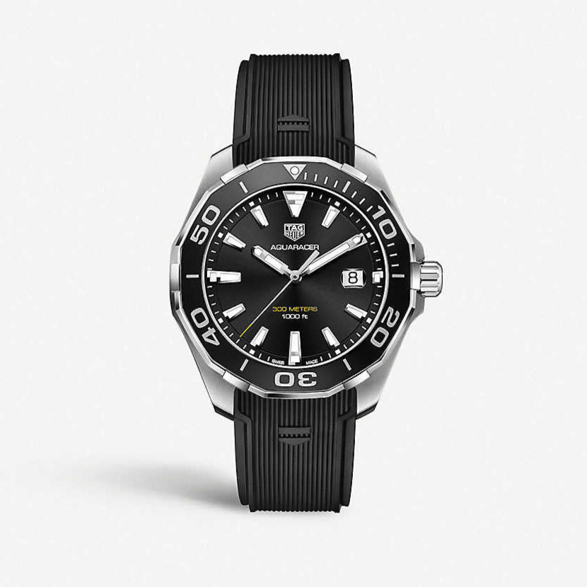 Tag Heuer Aquaracer Black Dial Watch for Men - WAY101A.FT6141