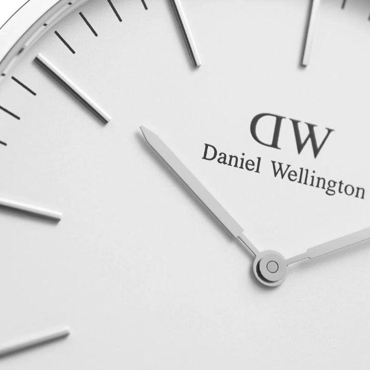 Shop Authentic Daniel Wellington Classic Cambridge White Dial Two Tone Nylon Strap Watch For Men - DW00100017 - Luxxuri