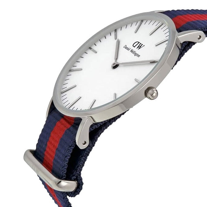 Shop Authentic Daniel Wellington Classic Oxford White Dial Two Tone NATO Strap Watch For Women - DW00100046 - Luxxuri