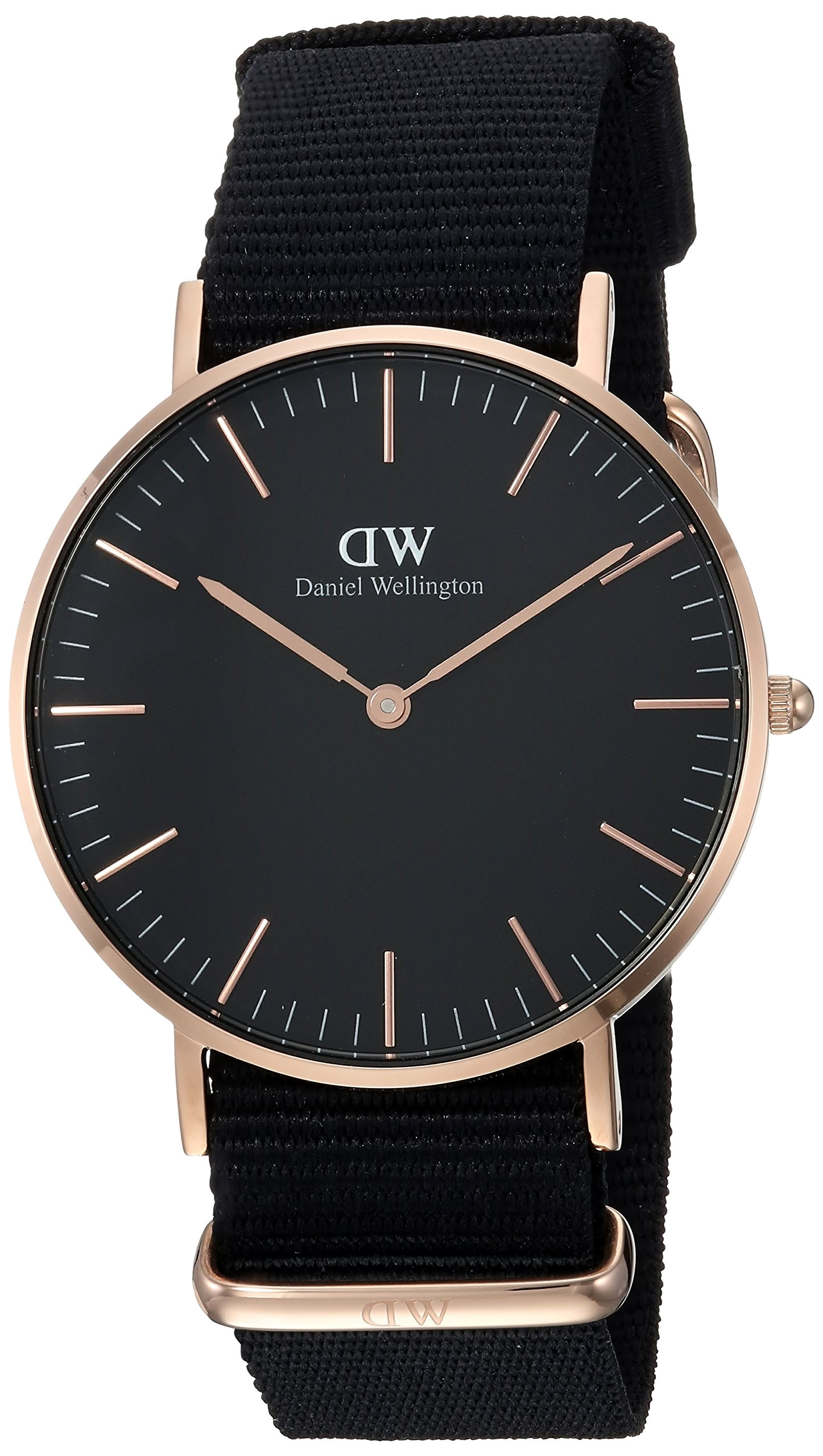 Shop Authentic Daniel Wellington Classic Cornwall Black Dial Black NATO Strap Watch For Women - DW00100150 - Luxxuri