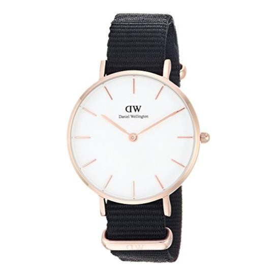 Shop Authentic Daniel Wellington Classic Petite Cornwall White Dial Green NATO Strap Watch For Women - DW00100253 - Luxxuri