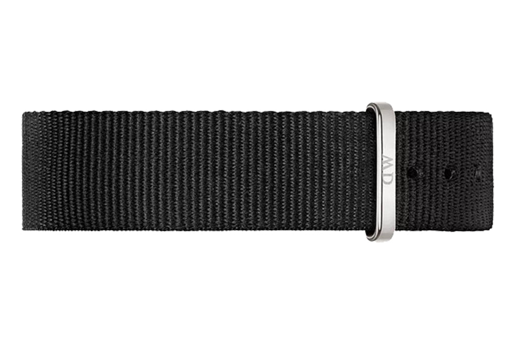 Shop Authentic Daniel Wellington Classic Petite Cornwall White Dial Black NATO Strap Watch For Women - DW00100254 - Luxxuri