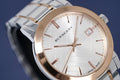 Shop Authentic Burberry The City White Dial Two Tone Steel Strap Watch for Women - BU9006 - Luxxuri