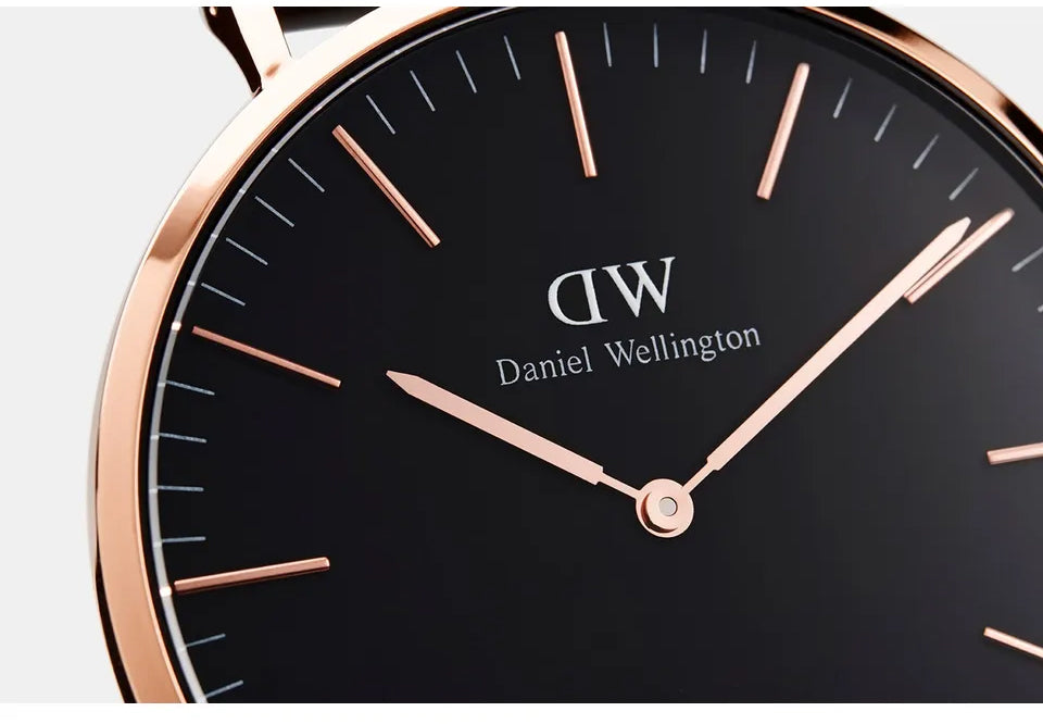 Shop Authentic Daniel Wellington Classic Bayswater Black Dial Black NATO Strap Watch For Men - DW00100277 - Luxxuri