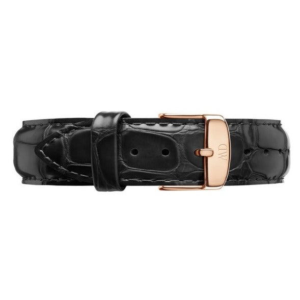 Shop Authentic Daniel Wellington Classic Reading White Dial Black Leather Strap Watch For Women - DW00100041 - Luxxuri