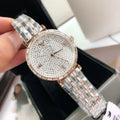Shop Authentic Emporio Armani Gianni T-Bar Silver Dial Two Tone Steel Strap Watch For Women - AR11293 - Luxxuri