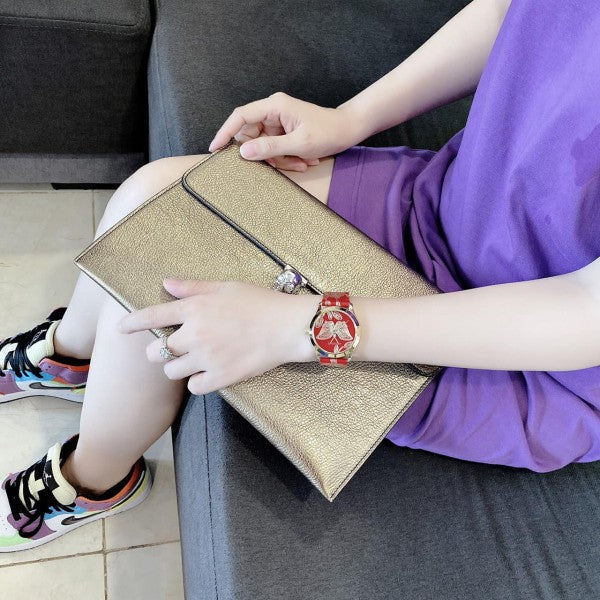 Shop Authentic Gucci G Timeless Quartz Red Dial Red Leather Strap Watch For Women - YA1264054 - Luxxuri