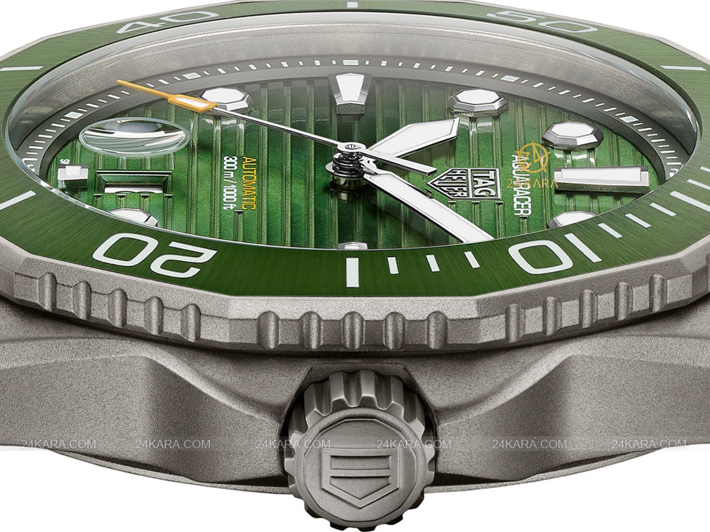Shop Authentic Tag Heuer Aquaracer Professional 300 Automatic Green Dial Silver Steel Strap Watch for Men - WBP208B.BF0631 - Luxxuri