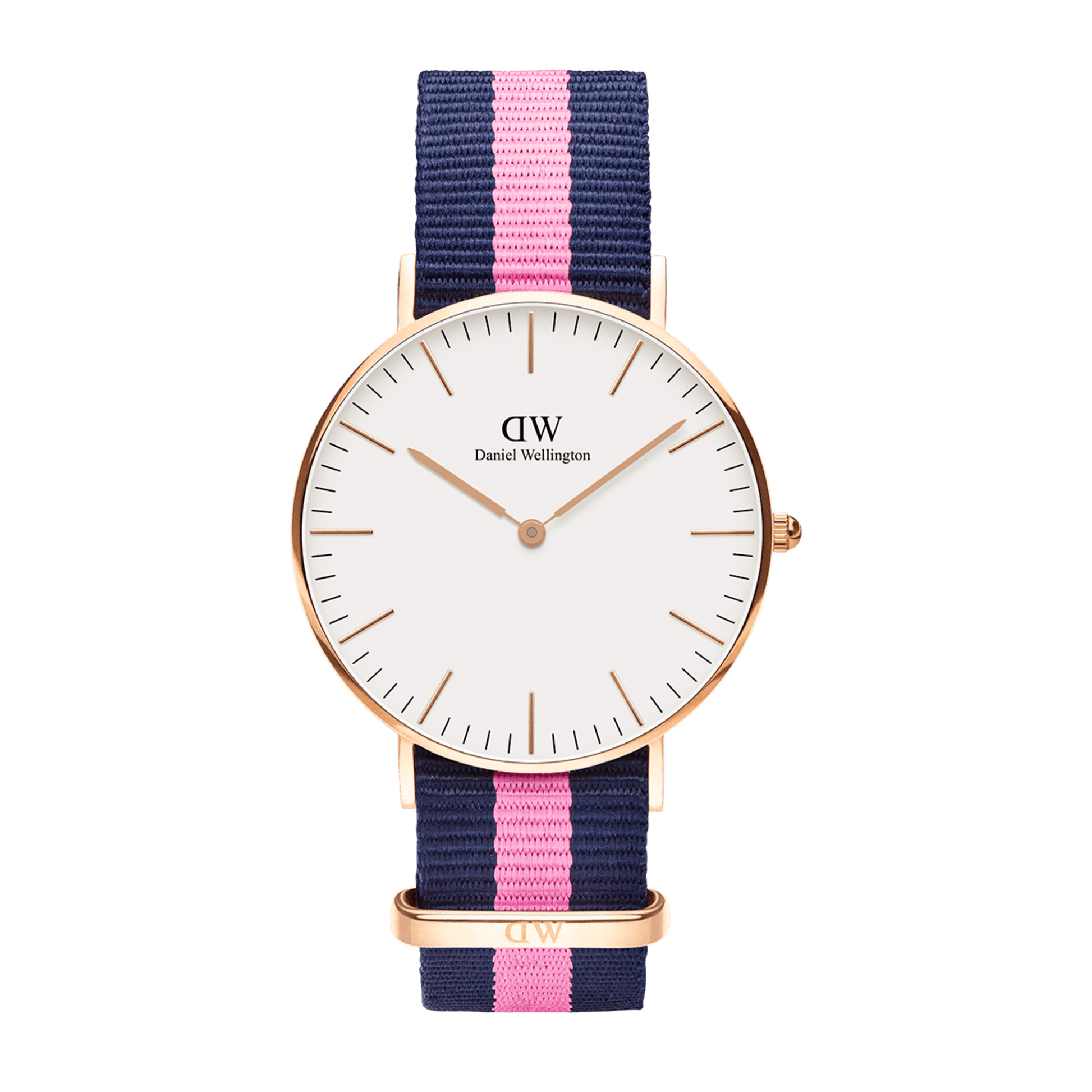 Shop Authentic Daniel Wellington Classy Winchester White Dial Two Tone NATO Strap Watch For Women - DW00100065 - Luxxuri