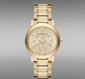 Shop Authentic Burberry The City Gold Dial Gold Steel Strap Watch for Women - BU9753 - Luxxuri