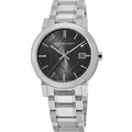 Shop Authentic Burberry The City Black Dial Silver Stainless Steel Strap Watch for Women - BU9001 - Luxxuri