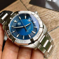 Shop Authentic Tag Heuer Aquaracer Quartz Blue Dial Silver Steel Strap Watch for Men - WAY1112.BA0928 - Luxxuri